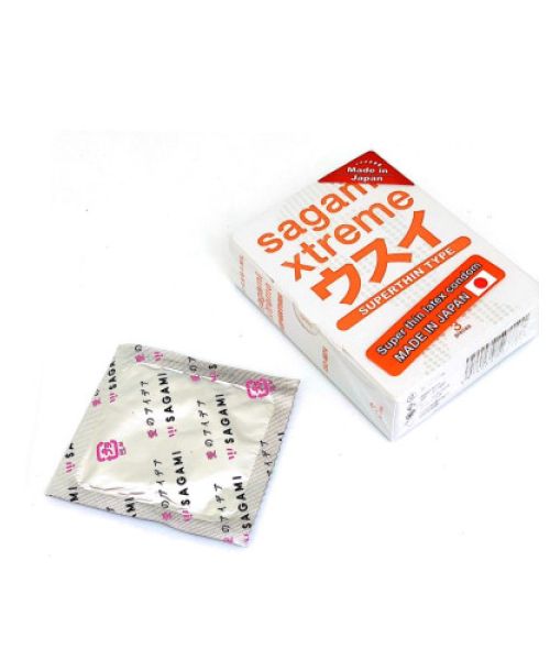 Презервативи ультратонкі SAGAMI XTREME SUPERTHIN (упаковка 3 шт)