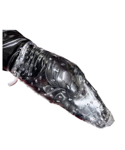 Закрита насадка на член "Spikes hat", L110 mm, D50 mm