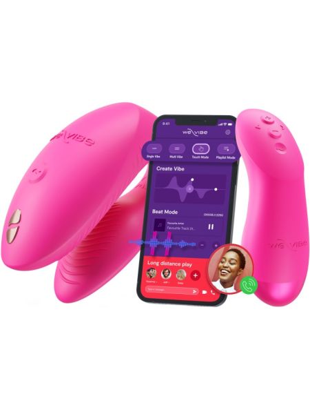 Вібратор для пари We-vibe Chorus Pro Electric Pink