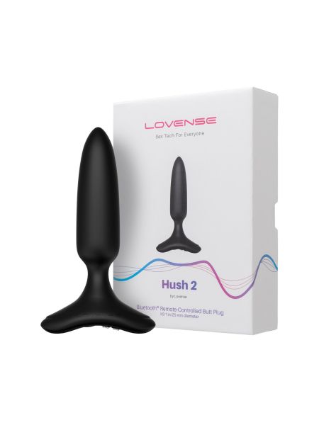Анальна смарт-вібропробка Lovense Hush 2, розмір XS (діаметр 2,5 см)