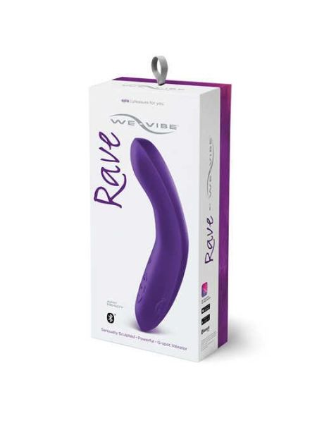 Вібратор для стимуляції точки G We-Vibe Rave, фіолетовий