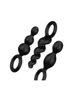 Набір анальних пробок Satisfyer Plugs black (set of 3)