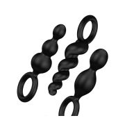 Набір анальних пробок Satisfyer Plugs black (set of 3)