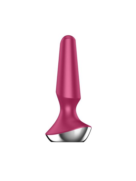 Анальная смарт пробка с вибрацией Plug-ilicious 2 цвет: розовый Satisfyer (Германия)