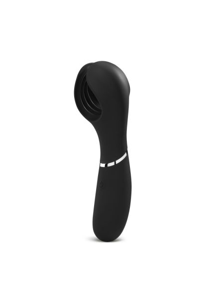 Мужской мастурбатор с вибрацией  Vibrating Stimulator  цвет: черный So Divine (Великобритания)