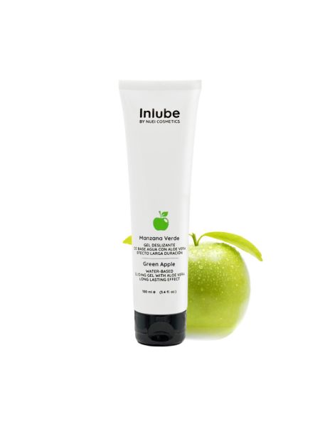 Съедобный лубрикант на водной основе вкус: зеленое яблоко INLUBE, 100 мл Nuei (Испания) Съедобный лубрикант на водной основе вкус: зеленое яблоко INLUBE, 100 мл Nuei (Испания)