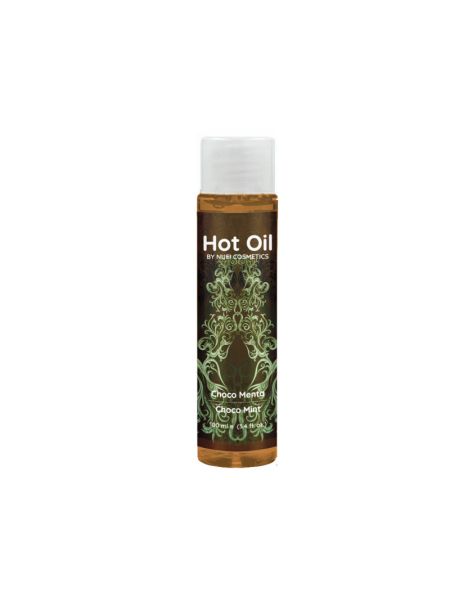 Согревающее съедобное массажное масло вкус: шоколад-мята HOT OIL, 100 мл Nuei (Испания)