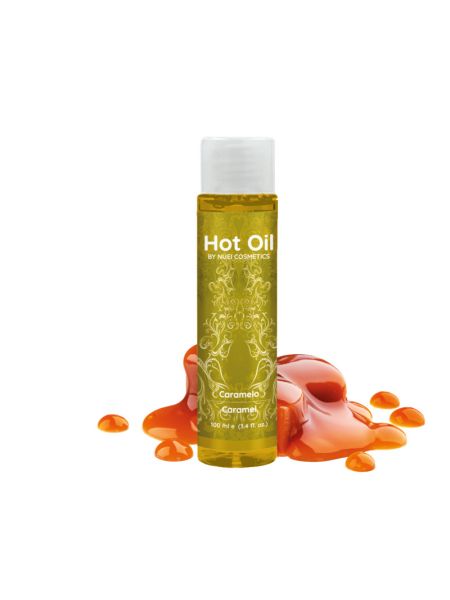 Согревающее съедобное массажное масло вкус: карамель HOT OIL, 100 мл Nuei (Испания) Согревающее съедобное массажное масло вкус: карамель HOT OIL, 100 мл Nuei (Испания)