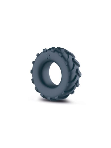 Ерекційне кільце-шина Boners Tire Cock Ring – Grey, внутрішній діаметр 2,5 см