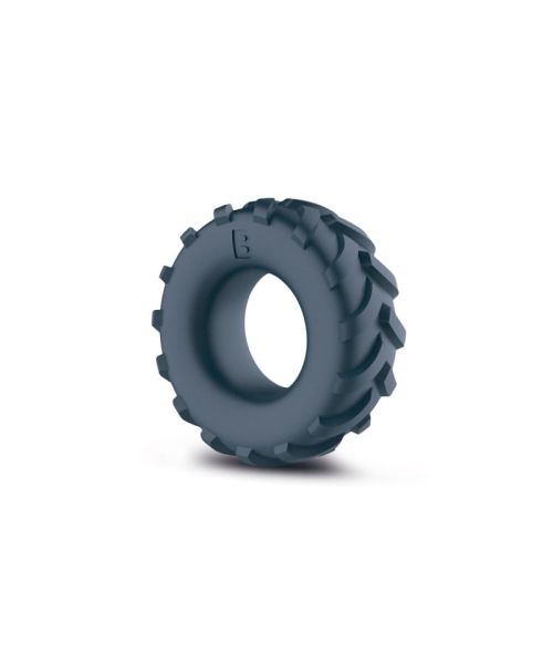 Ерекційне кільце-шина Boners Tire Cock Ring – Grey, внутрішній діаметр 2,5 см