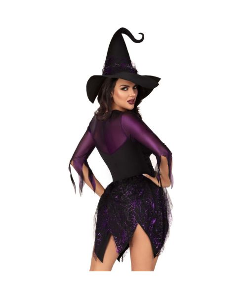 Костюм відьми Leg Avenue Mystical Witch L, сукня, капелюх