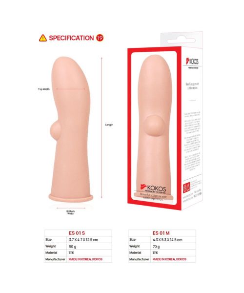 Насадка на член Kokos Extreme Sleeve ES.01 розмір S