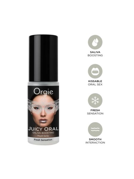 Оральний спрей Orgie – Juicy Oral для посилення слиновиділення 15 мл