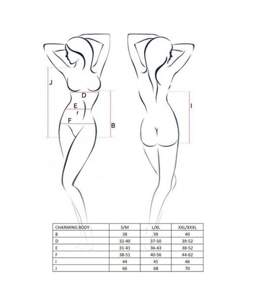 Боді Passion CHARMING BODY L/XL, black