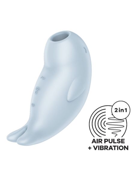 Вакуумний кліторальний стимулятор з вібрацією Satisfyer Seal You Soon