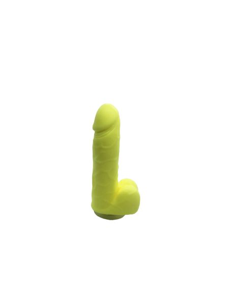 Мило у формі пеніса Чистий Кайф Yellow size S, крафтове мило-член, натуральне