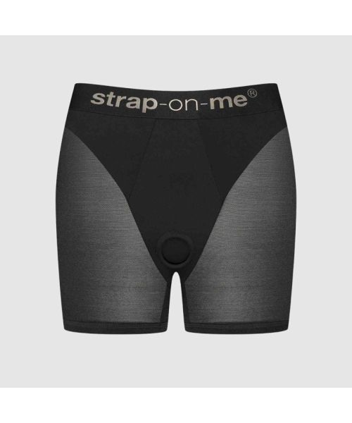 Шорти з фіксацією ділдо Strap-On-Me Harness Lingerie Halo - XS - Black