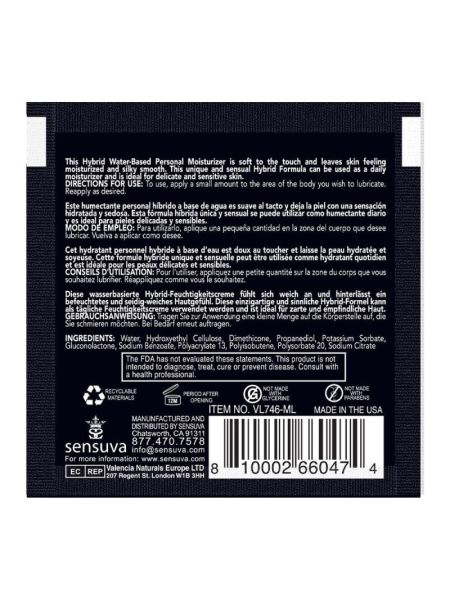 Пробник Sensuva - Hybrid Formula Cotton Candy (6 мл)