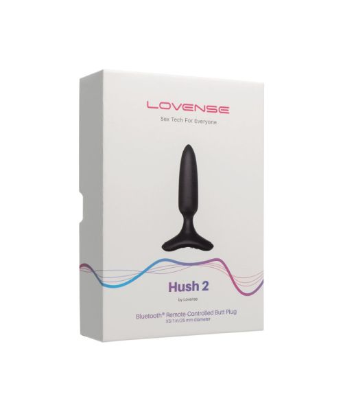 Анальна смарт-вібропробка Lovense Hush 2, розмір XS