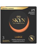 Безлатексні преміум-презервативи SKYN Large 3 шт, збільшений розмір