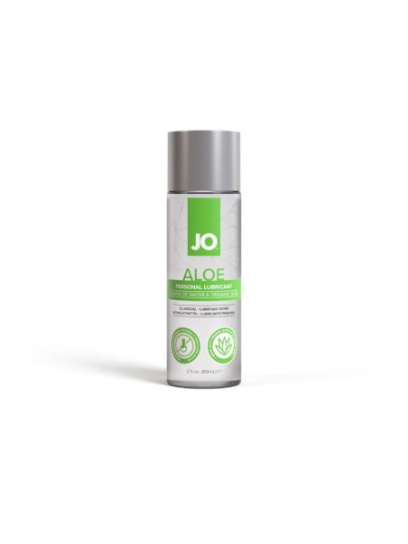 Змазка на водній основі JO H2O Organic Aloe (60 мл), зволожувальний та заспокійливий ефект
