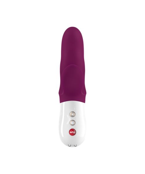 Вібратор-кролик Fun Factory MISS BI grape/white, 2 незалежні мотори, діаметр 4,2 см