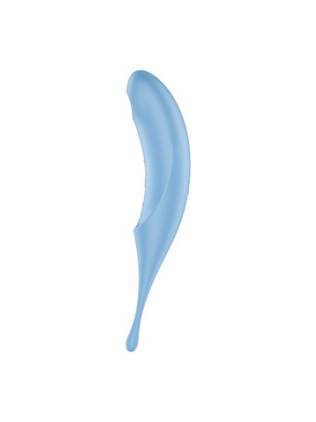 Вібратор для клітора з вакуумною стимуляцією Satisfyer Twirling Pro Blue