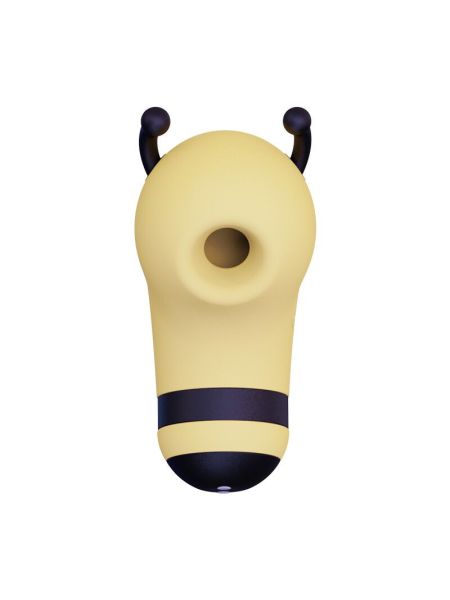 Вакуумний стимулятор із мікрострумами KISSTOY Beebe Yellow, на палець