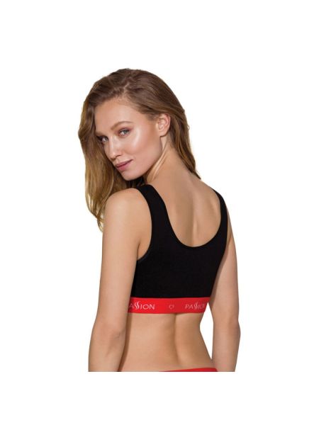 Спортивний топ на широких бретелях Passion PS003 TOP S, black