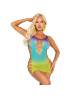 Сукня Leg Avenue Seamless Ombre Faux Lace Up Mini Dress One Size Ocean