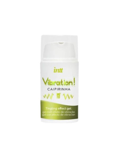 Рідкий вібратор Intt Vibration Caipirinha  (15 мл), густий гель, дуже смачний, діє до 30 хвилин
