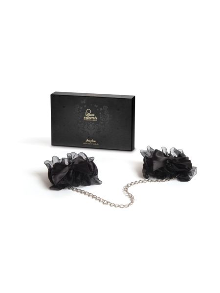 Наручники Bijoux Indiscrets - Frou Frou Organza handcuffs, атлас і органза, подарункове паковання