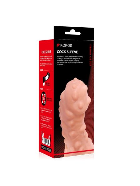 Насадка на член Kokos Cock Sleeve CS 003 L