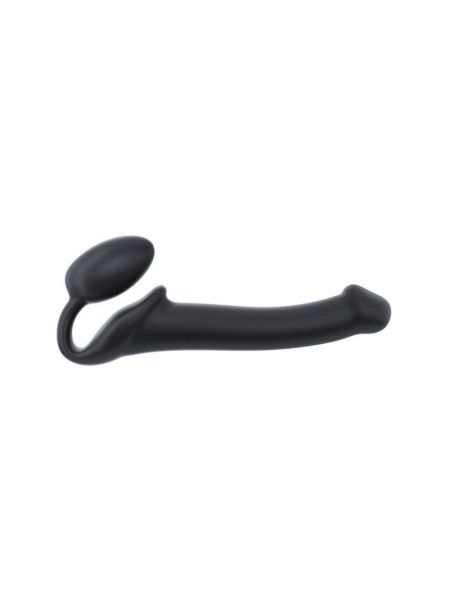 Безремінний страпон Strap-On-Me Black M, повністю регульований, діаметр 3,3 см