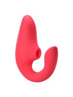 Вагінально-кліторальний стимулятор Womanizer Blend Vibrant Rose, вібрація + вакуум, 2 мотори