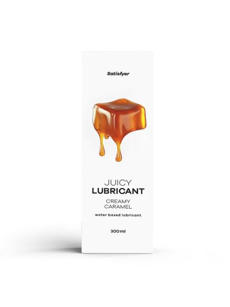 Лубрикант на водній основі Satisfyer Juicy Lubricant Creamy Caramel water based 300 мл