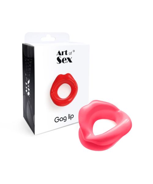 Кляп-розширювач у формі губ Art of Sex – Gag lip, рожевий