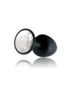 Анальна пробка Dorcel Geisha Plug Diamond M з кулькою всередині, створює вібрації, макс. діам. 3,2см