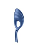 Ерекційне віброкільце-ласо Satisfyer Swordsman Blue, міцна фіксація, 10 режимів, потужний мотор