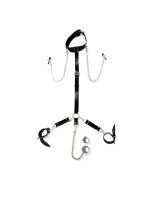 Бондажний набір з металевим анальним гаком Art of Sex Beatrice Bondage set with anal hook № 4