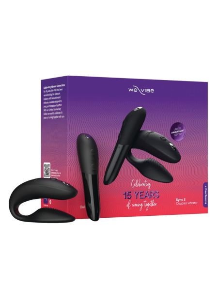 Подарунковий набір We-Vibe 15 Year Anniversary Collection, смарт-вібратор для пар + віброкуля