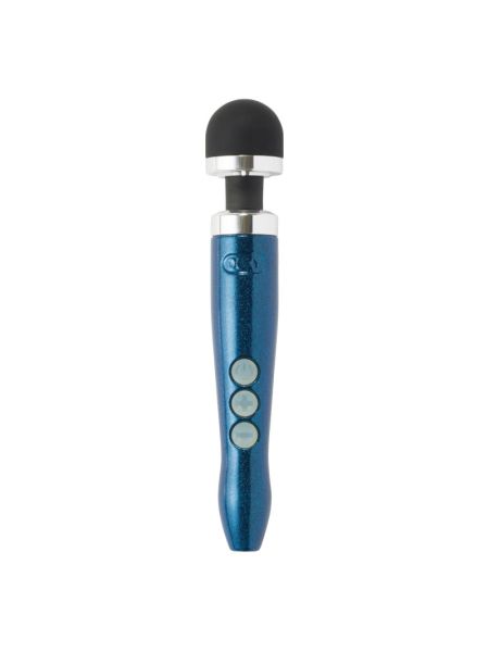 Вібромасажер DOXY Die Cast 3R - Blue Flame, дуже потужний, перезаряджуваний, металевий корпус