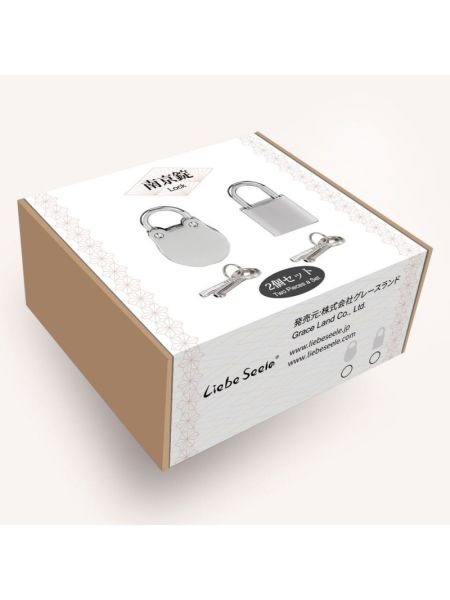 Замочок Liebe Seele Regular Padlock Silver (2 шт)