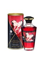Розігрівальна олія Shunga Aphrodisiac Warming Oil – Blazing Cherry (100 мл) без цукру, смачна