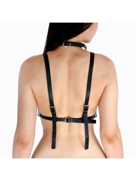 Портупея жіноча Art of Sex - Delaria Leather harness, Чорна XS-M