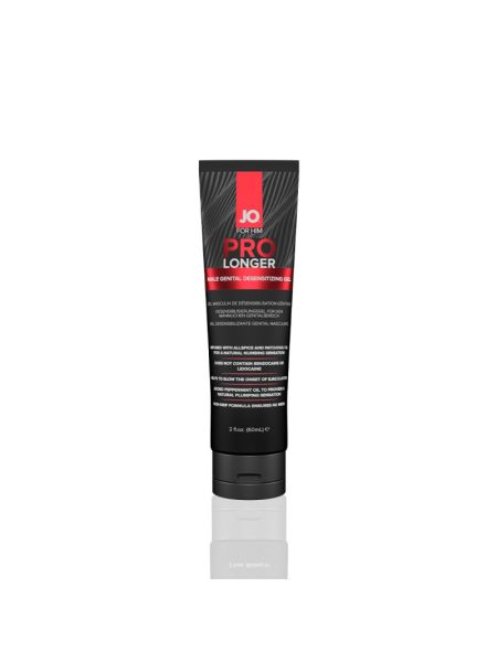 Пролонгер гель JO Prolonger Gel (60 мл) з олією перцевої м’яти, гвоздикового перцю та пачулів