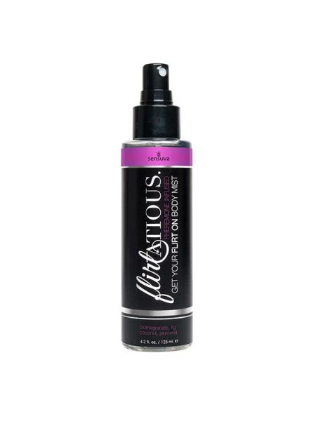 Спрей-міст для тіла з феромонами Sensuva Flirtatious Pomegranate, Fig, Coconut & Plumeria (125 мл)