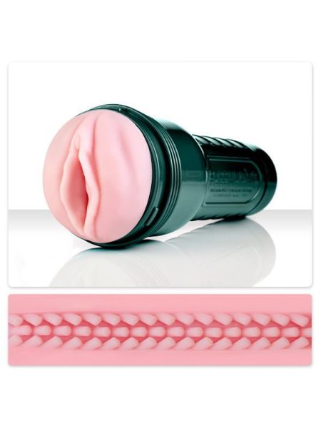 Мастурбатор з вібрацією Fleshlight Vibro Pink Lady Touch, три віброкулі, стимулювальний рельєф