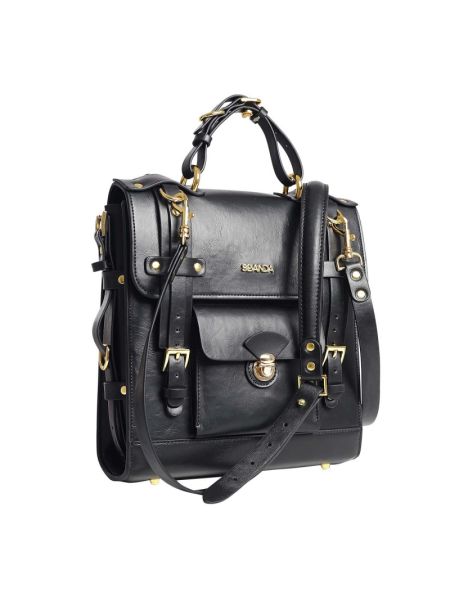 Сумка-трансформер для зберігання секс-іграшок LOCKINK Detachable JK Bag, чорна, ПВХ