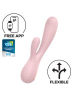 Смарт вібратор-кролик Satisfyer Mono Flex Mauve, 2 мотори, керування через інтернет